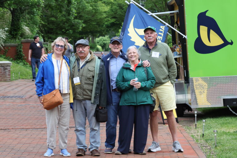 Alumni enjoy time on campus at All-Reunion Dinner and evening social held on Gator Quad