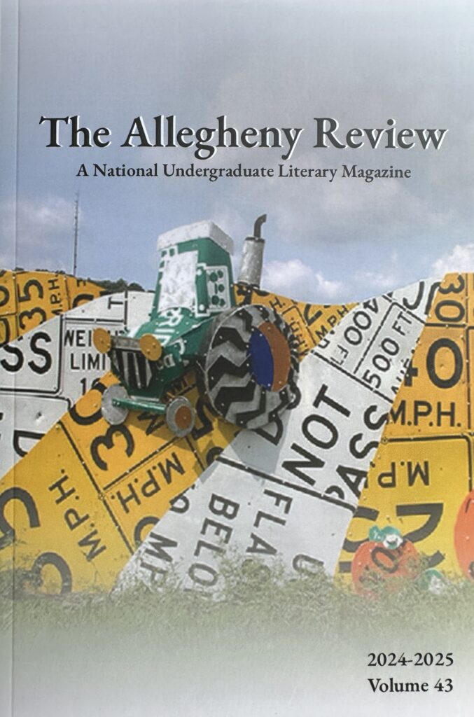 cover featuring a roadsign art installantion