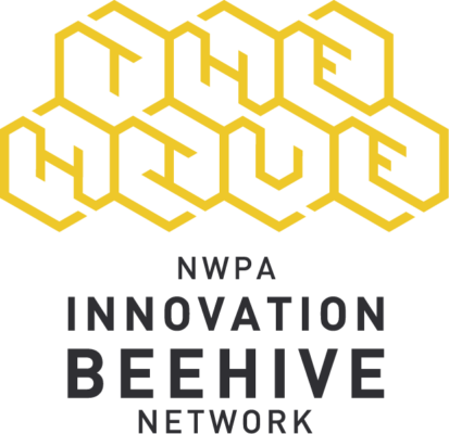 a yellow and black logo