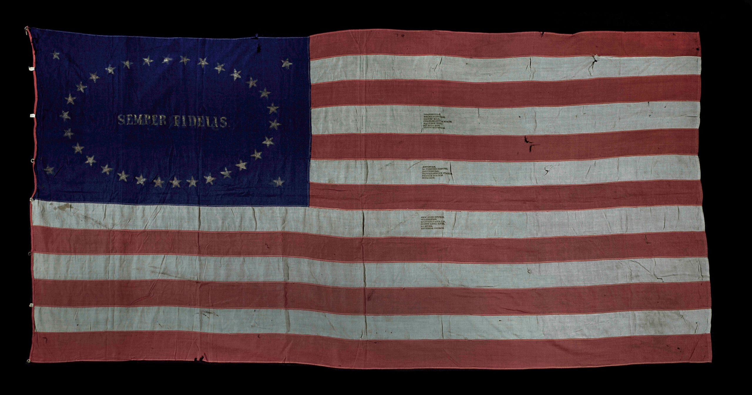 The Allegheny College Civil War Flag.