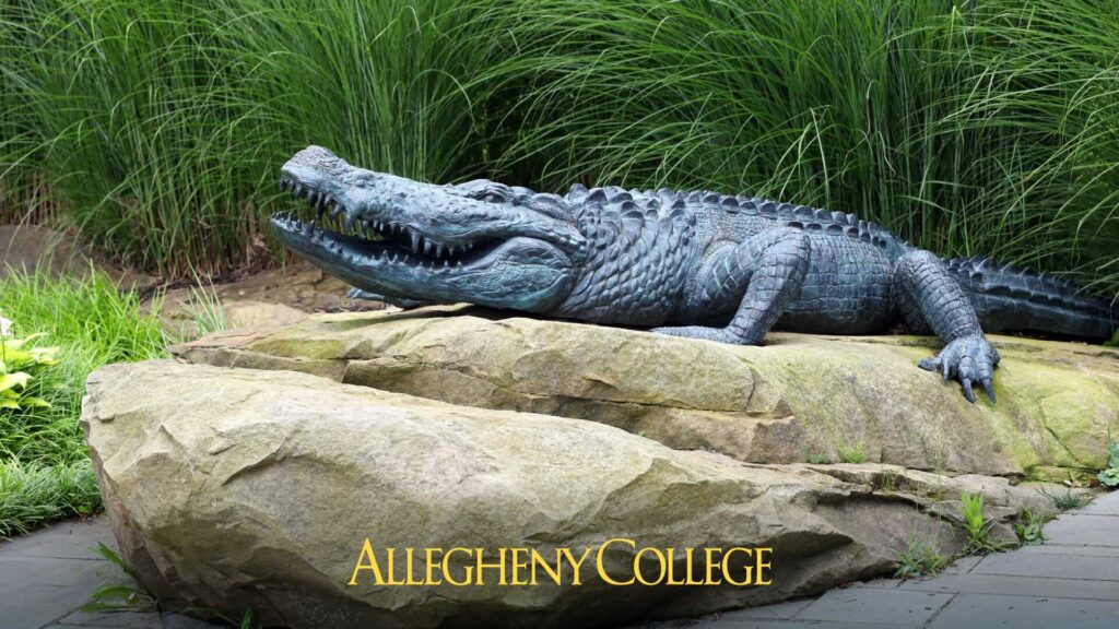 Allegheny College 2025 - Gator Statue