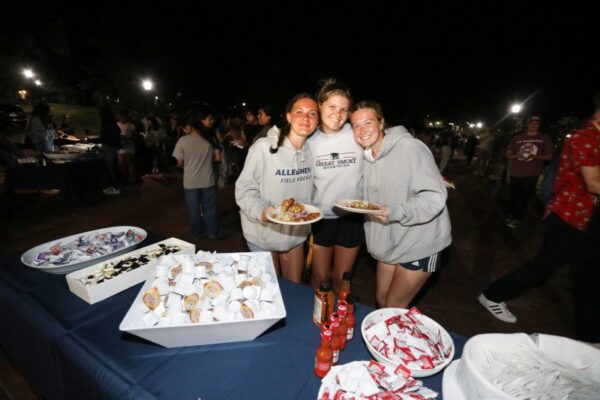 Allegheny College hosts Late Night Breakfast during Week Of Welcome, Aug. 23, 2025.