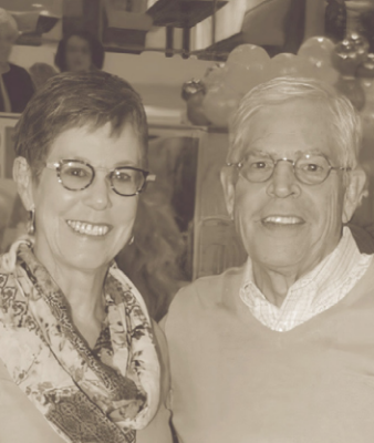 Headshots of Barbara Marvin Mize ’71 and Michael Mize ’71