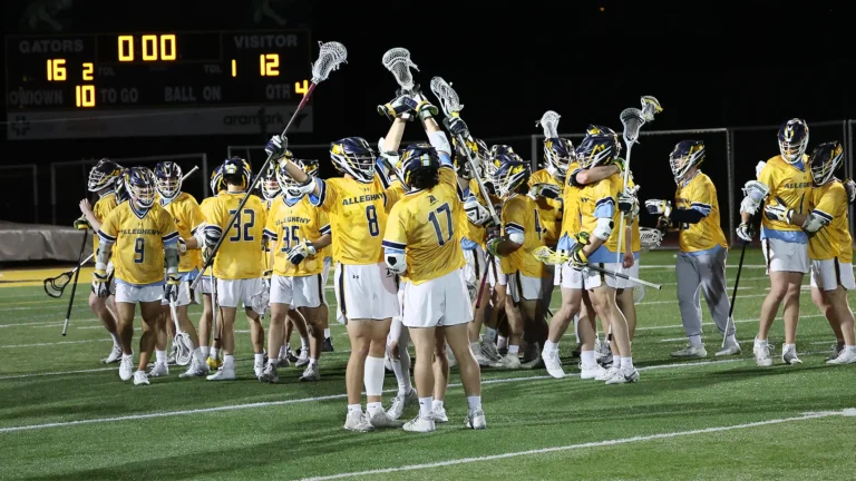 Boys playing Lacross