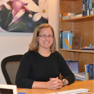 a person sitting at a desk