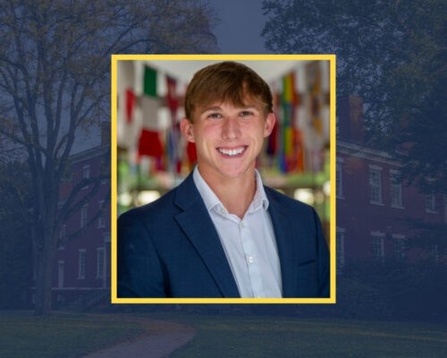 Headshot of Allegheny alumnus Aidan Dyga ’26, whose curiosity in the classroom led to career outcomes