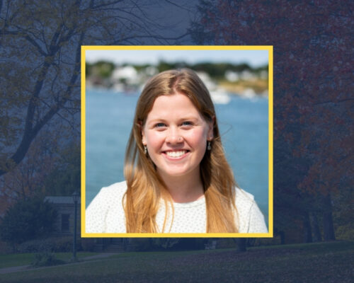 Headshot of Elizabeth Dyer, an Allegheny alumna, who develops energy solutions that enhance energy affordability for the Island Institutes