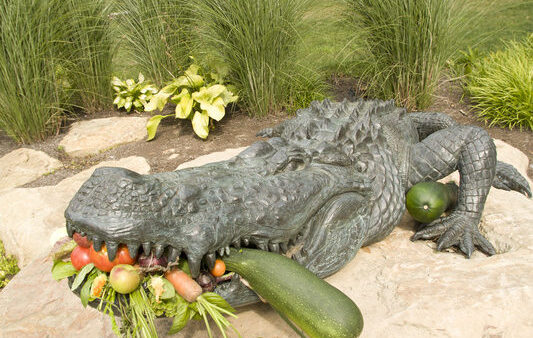 Gator Statue