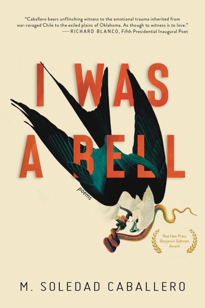 a bird with wings and text overlay "I was a bell"