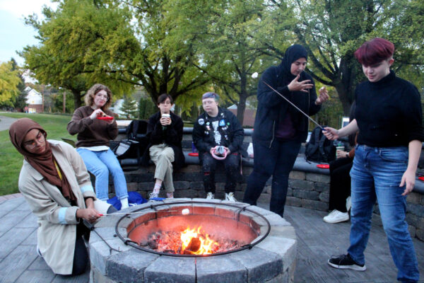 Muslim Students from a S’mores Night