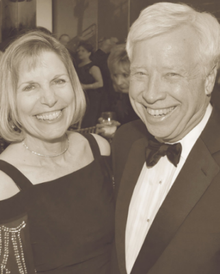 Headshots of Jim Wible ’71 and Norma Klaus Wible ’73