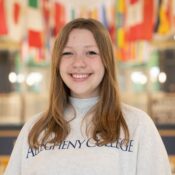Headshot of Katelyn Ebbert, Allegheny College Orientation Leader for 2026