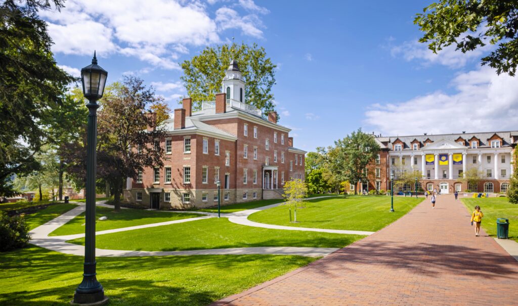 photo of campus main walk