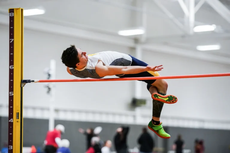 Student Pole Vaulting