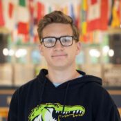 Headshot of Sam Basile, Allegheny College Orientation Leader for 2026
