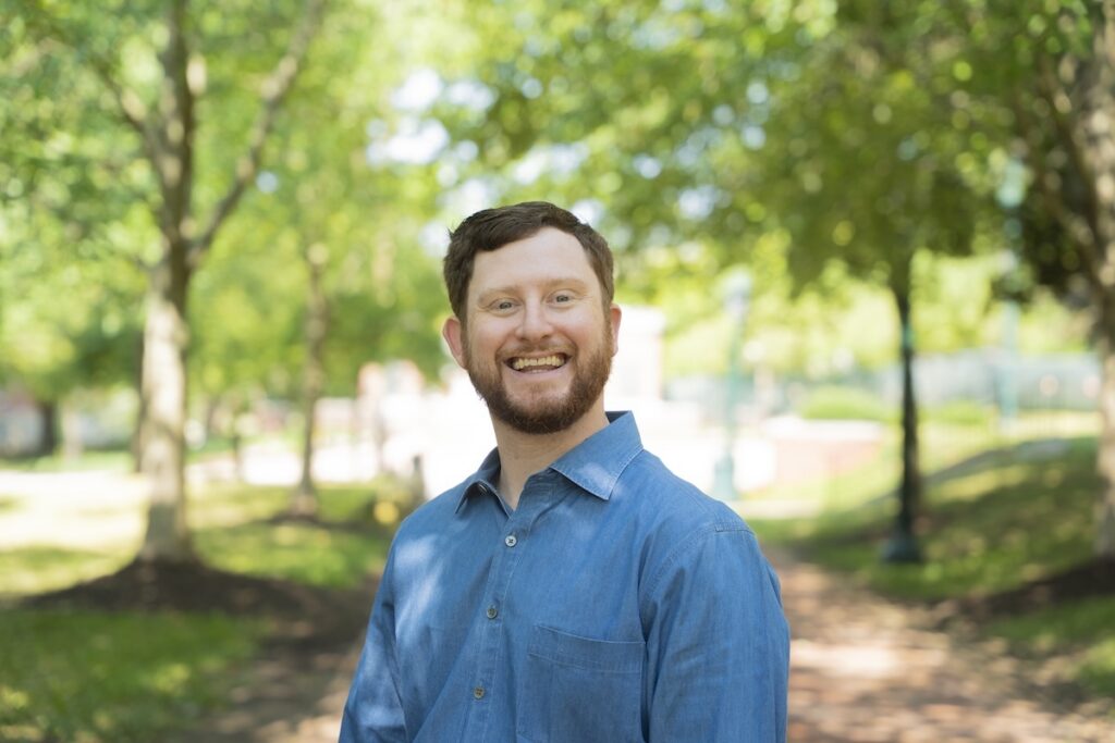 Headshot of Samuel Shepard, assistant professor of chemistry at Allegheny College