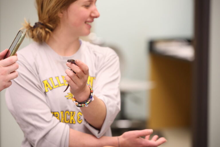 Students smiling