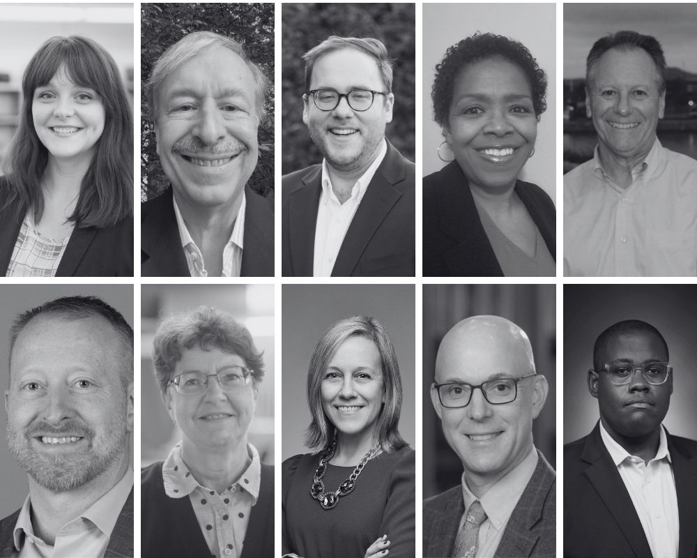 Headshots of ten receipients who received honors