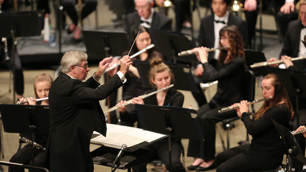 a group of people playing instruments