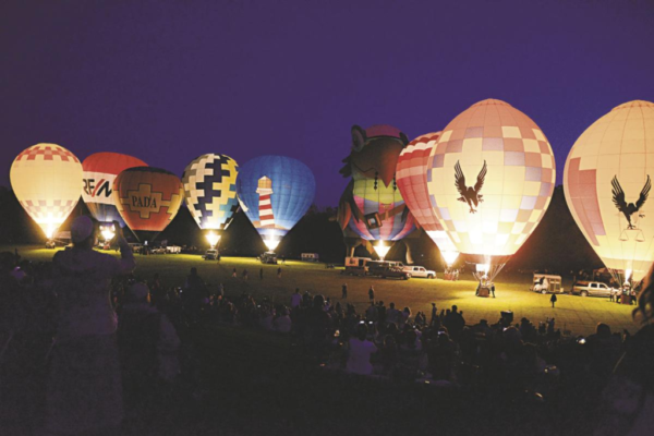 Hot air balloons