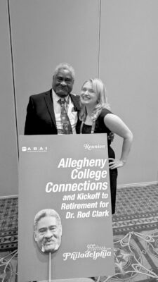 Dr. Rodney Clark and Vanessa Thomas '19