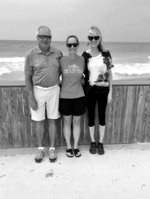 George L. Byrnes, Koelle Andreson Williams '99, and Dr. Linda DeMeritt
