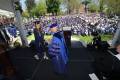 Commencement on Bentley Lawn