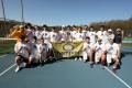 Men's tennis wins third straight PAC championship